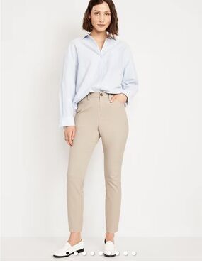 Old Navy High Rise Tan Skinny Pants